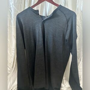 men's lululemon long sleeve shirt with buttons
